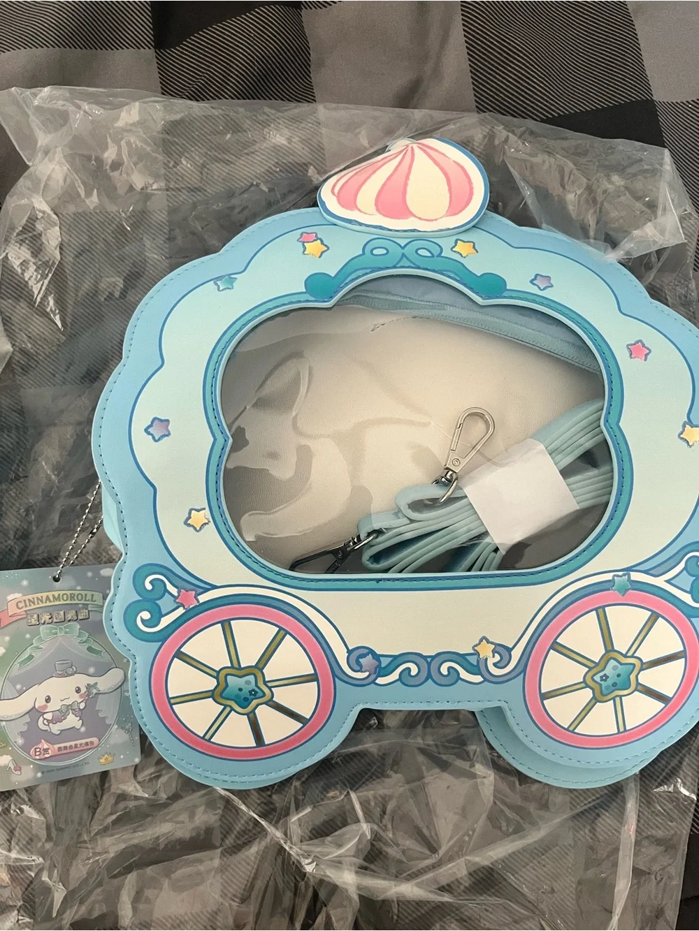 Sanrio Cinnamoroll Purse with Matching Pouch - Picture 4 of 6